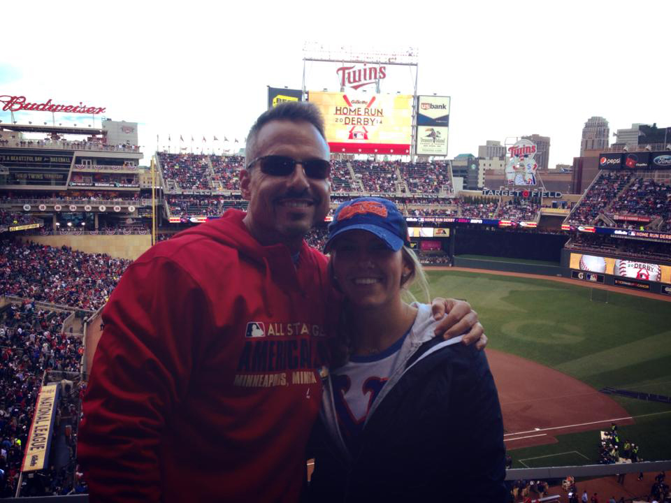 Dr. Jay LaGuardia and Daughter Enjoy Minnesota Twins Game